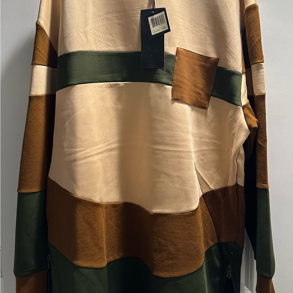 Stylish Colorblock Long Sleeve Top